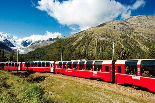 Ruta del Ferrocarril Expreso de Bernina